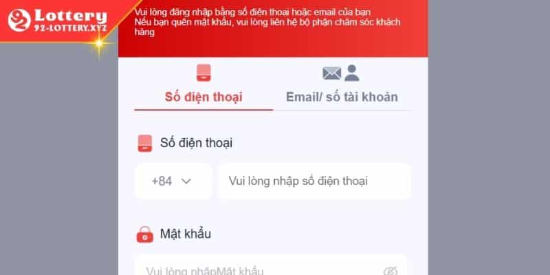 Chi tiết về các thao tác truy cập 92Lottery an toàn