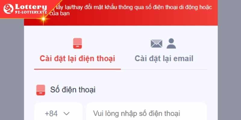 Một vài lỗi phổ biến khi thực hiện đăng nhập 92Lottery