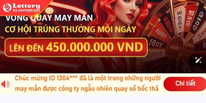 Tổng hợp các ưu đãi hấp dẫn bậc nhất tại 92Lottery